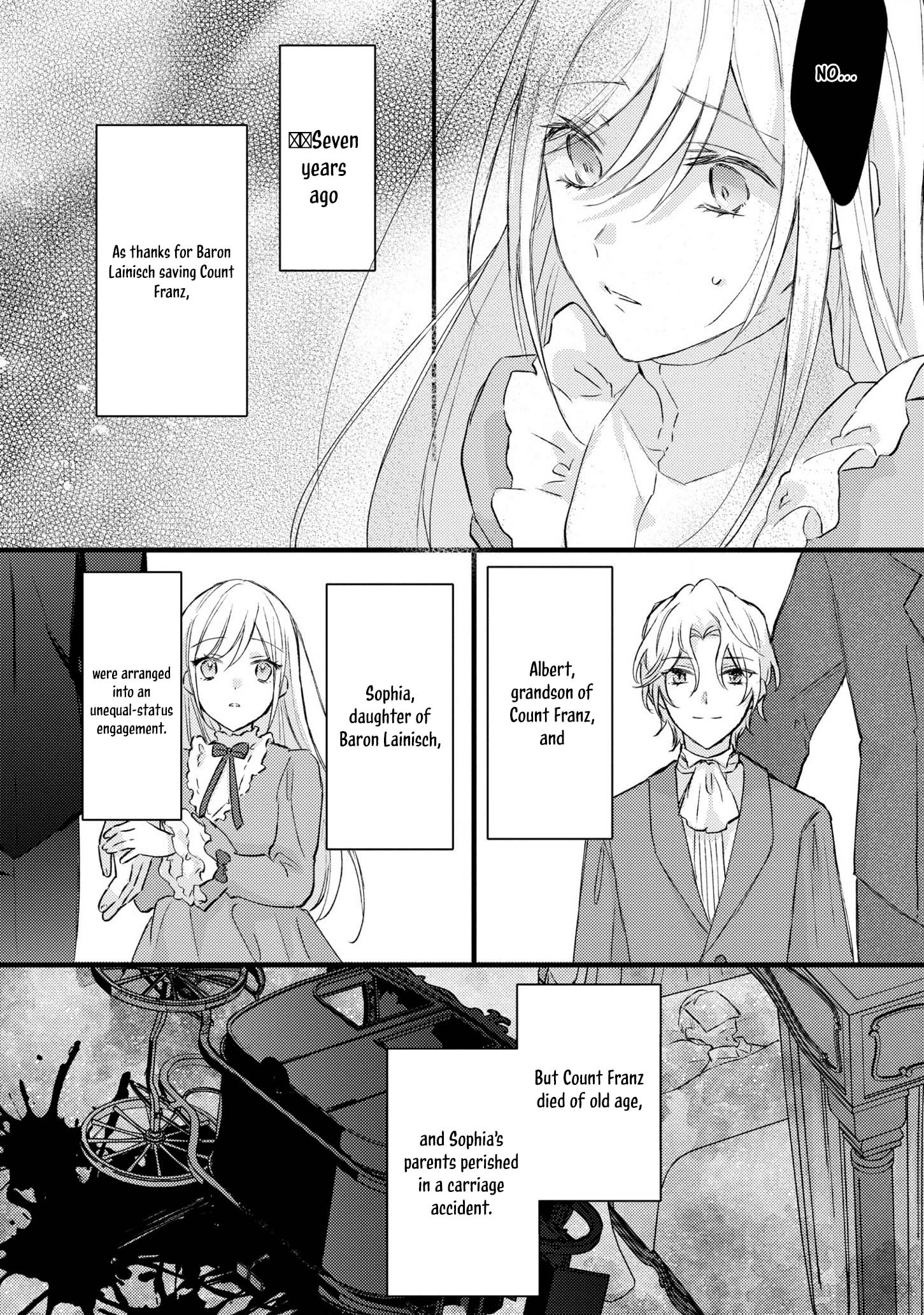 Suterare Danshaku Reijou wa Kuro Kishi-sama no Okiniiri Chapter 1 Page 6